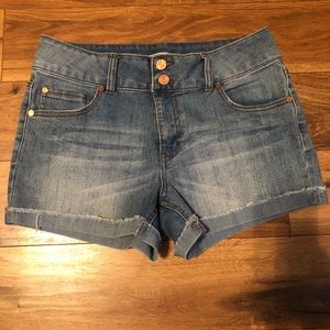 Refuge Jean Denim Shorts Juniors Size 8